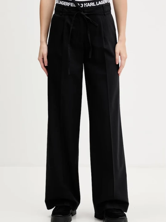 Zdjęcie produktu Karl Lagerfeld Jeans spodnie damskie czarny
