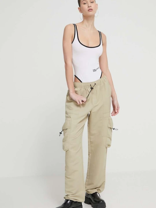 Zdjęcie produktu Karl Lagerfeld Jeans spodnie dresowe zielony