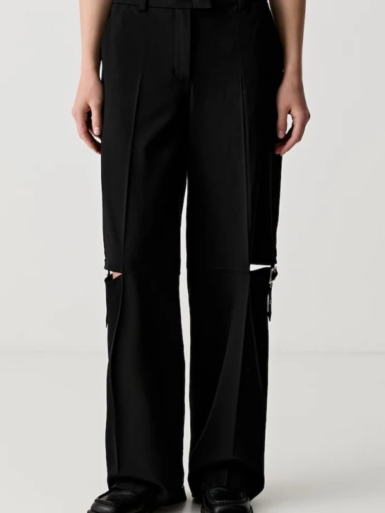 Zdjęcie produktu Karl Lagerfeld Jeans spodnie garniturowe damskie czarny