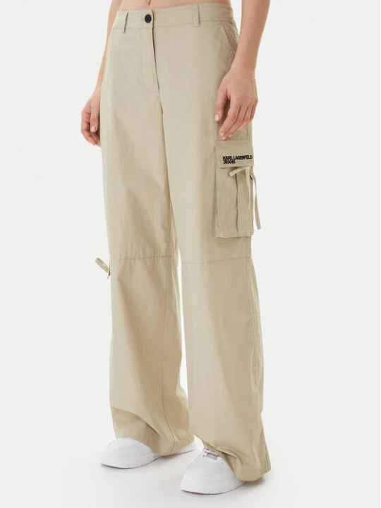 Zdjęcie produktu Karl Lagerfeld Jeans Spodnie materiałowe B1W10087 Zielony Regular Fit