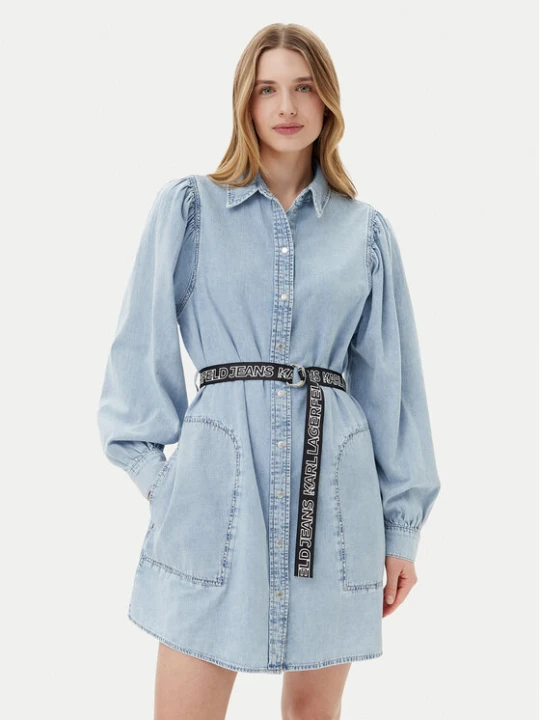 Zdjęcie produktu Karl Lagerfeld Jeans Sukienka jeansowa A2W13022 Niebieski Regular Fit