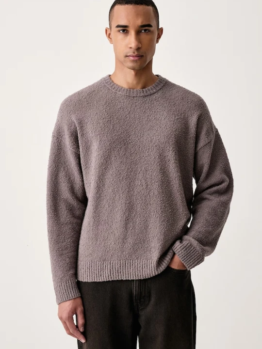 Zdjęcie produktu Karl Lagerfeld Jeans sweter męski z bawełną szary