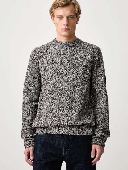 Zdjęcie produktu Karl Lagerfeld Jeans sweter męski z dodatkiem wełny brązowy