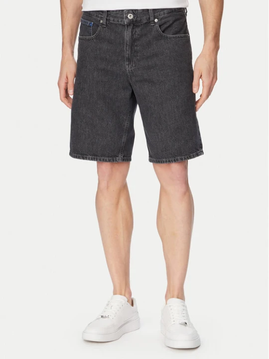 Zdjęcie produktu Karl Lagerfeld Jeans Szorty jeansowe B2M10077 Szary Straight Fit