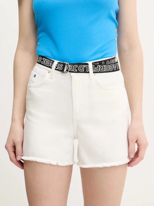 Zdjęcie produktu Karl Lagerfeld Jeans szorty jeansowe biały