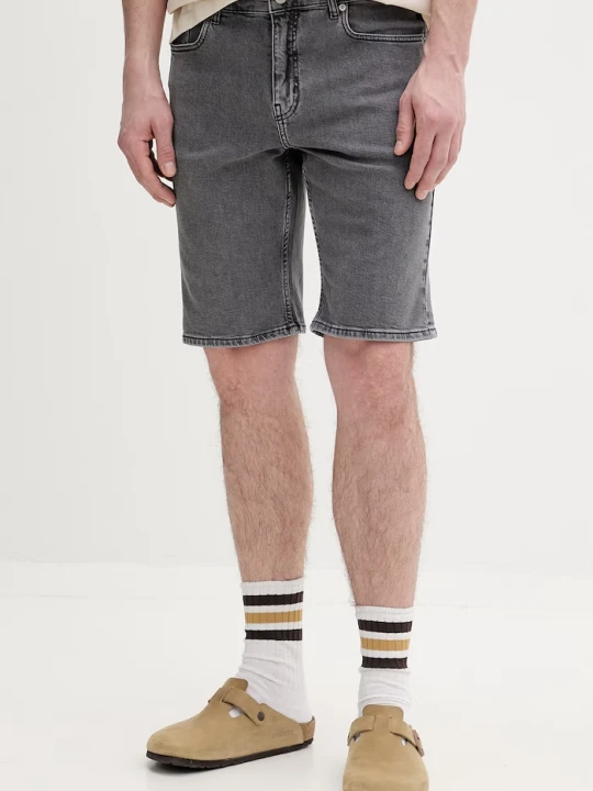 Zdjęcie produktu Karl Lagerfeld Jeans szorty męskie jeansowe szary