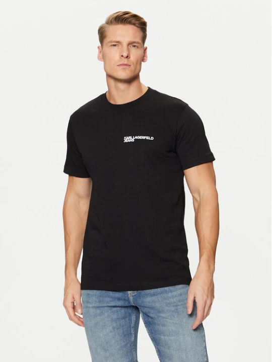 Zdjęcie produktu Karl Lagerfeld Jeans T-Shirt A1M17003 Czarny Slim Fit