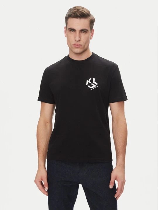 Zdjęcie produktu Karl Lagerfeld Jeans T-Shirt A2M17072 Czarny Regular Fit