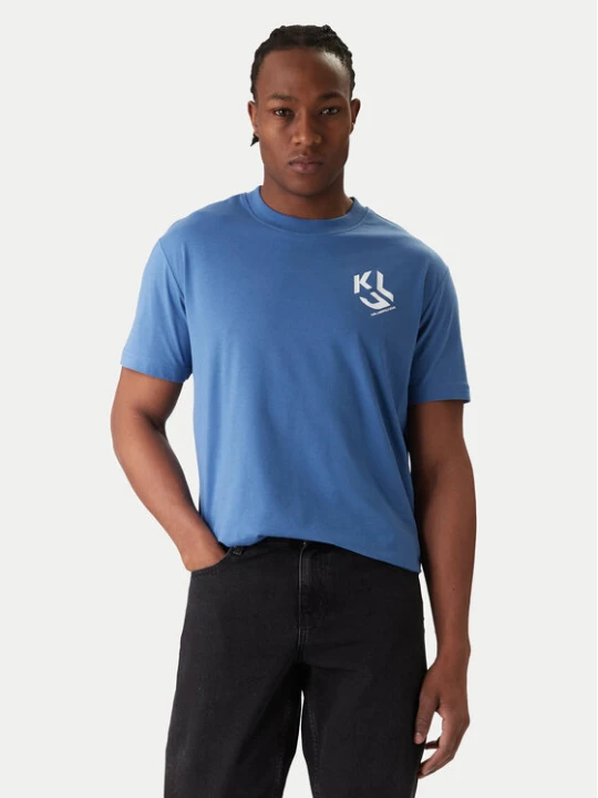 Zdjęcie produktu Karl Lagerfeld Jeans T-Shirt A2M17072 Niebieski Regular Fit