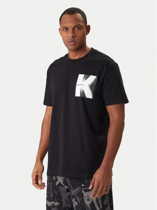 Zdjęcie produktu Karl Lagerfeld Jeans T-Shirt B1M17066 Czarny Regular Fit