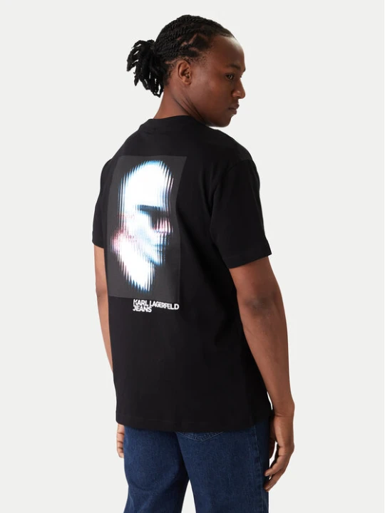 Zdjęcie produktu Karl Lagerfeld Jeans T-Shirt B1M17069 Czarny Regular Fit