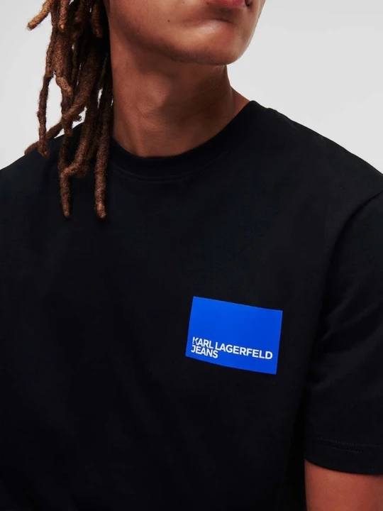 Zdjęcie produktu Karl Lagerfeld Jeans t-shirt bawełniany czarny