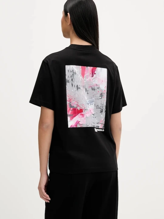 Zdjęcie produktu Karl Lagerfeld Jeans t-shirt bawełniany czarny