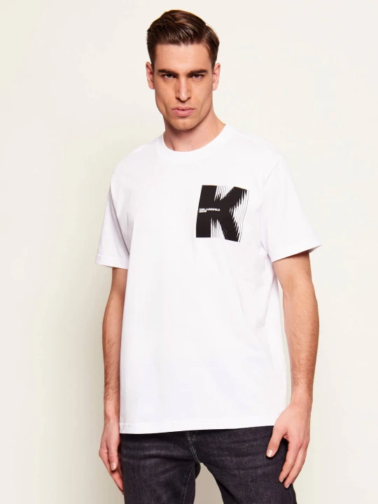 Zdjęcie produktu Karl Lagerfeld Jeans T-shirt K Logo | Regular Fit biały