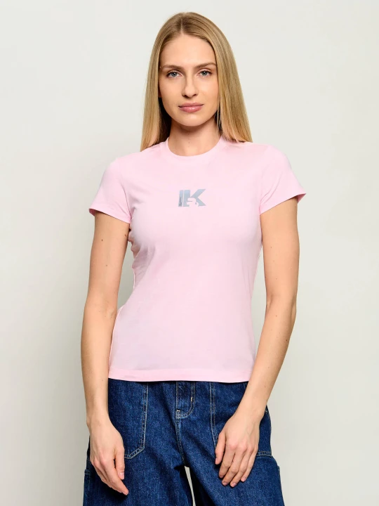 Zdjęcie produktu Karl Lagerfeld Jeans T-shirt KLJ | Slim Fit różowy