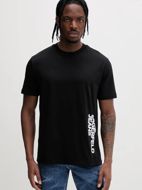 Zdjęcie produktu Karl Lagerfeld Jeans T-shirt męski bawełniany czarny