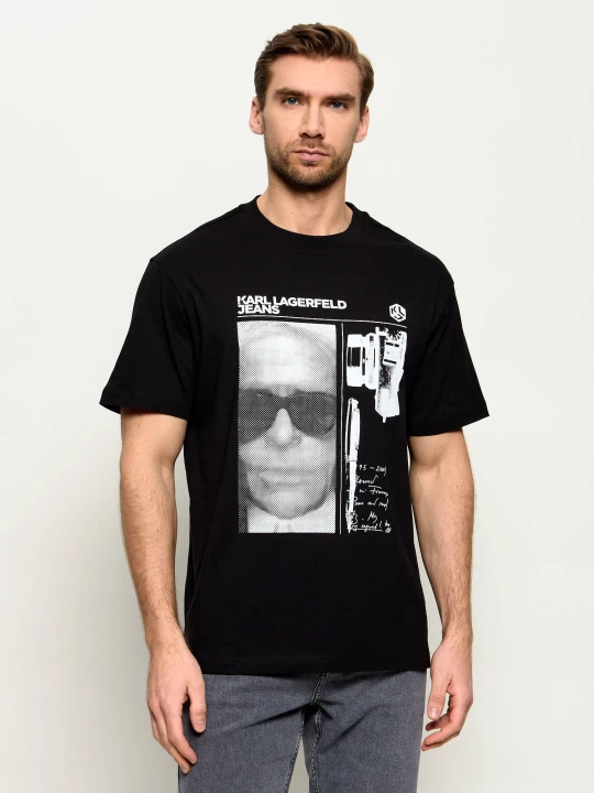 Zdjęcie produktu Karl Lagerfeld Jeans T-shirt | Regular Fit czarny