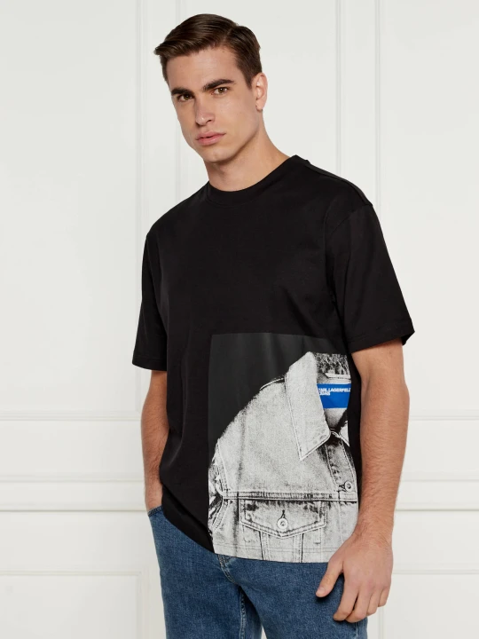 Zdjęcie produktu Karl Lagerfeld Jeans T-shirt | Relaxed fit czarny