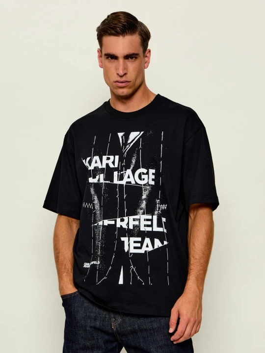 Zdjęcie produktu Karl Lagerfeld Jeans T-shirt | Relaxed fit czarny