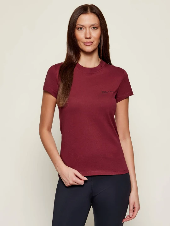 Zdjęcie produktu Karl Lagerfeld Jeans T-shirt | Slim Fit bordowy