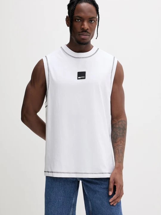 Zdjęcie produktu Karl Lagerfeld Jeans top męski bawełniany biały