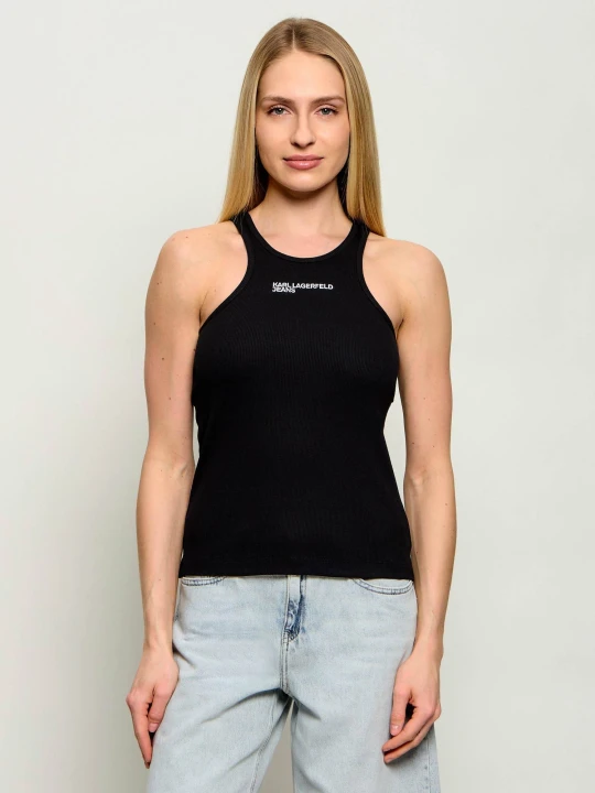 Zdjęcie produktu Karl Lagerfeld Jeans Top | Slim Fit czarny
