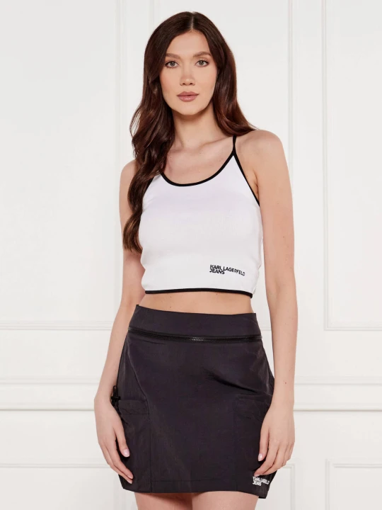 Zdjęcie produktu Karl Lagerfeld Jeans Top | Slim Fit biały