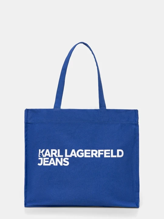 Zdjęcie produktu Karl Lagerfeld Jeans torba bawełniana niebieski