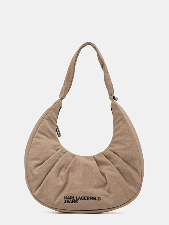 Zdjęcie produktu Karl Lagerfeld Jeans torebka hobo damska beżowy