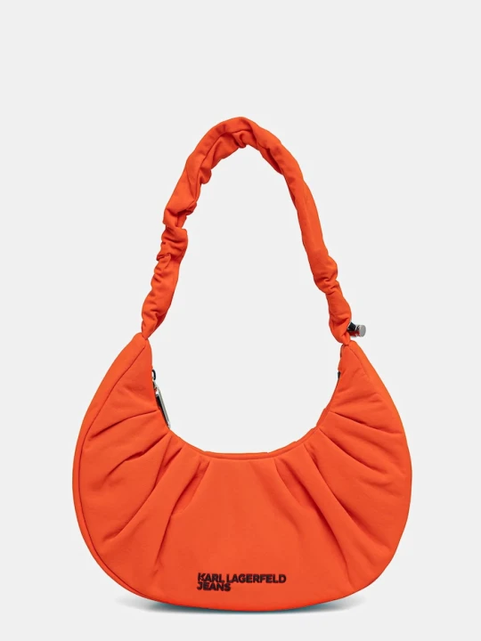 Zdjęcie produktu Karl Lagerfeld Jeans torebka hobo damska pomarańczowy