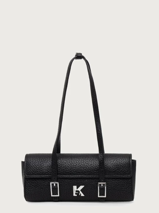 Zdjęcie produktu Karl Lagerfeld Jeans torebka bagietka damska z imitacji skóry czarny