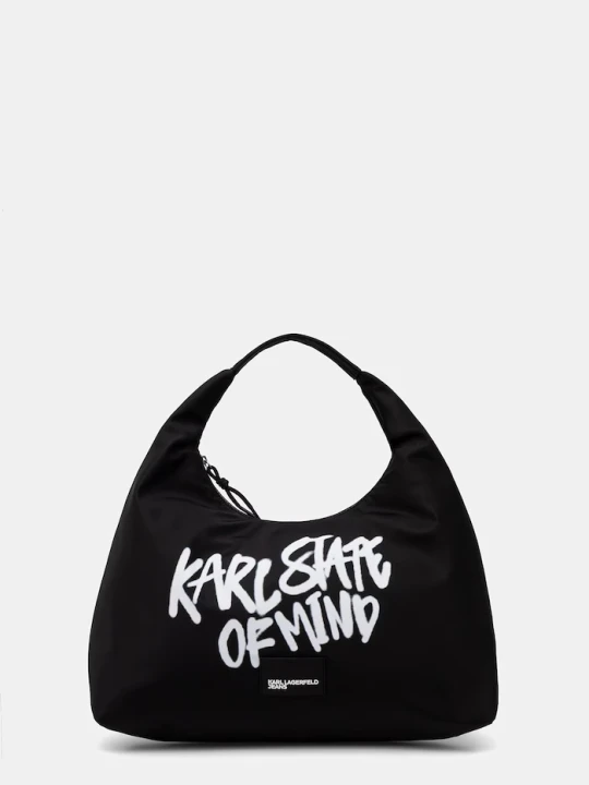 Zdjęcie produktu Karl Lagerfeld Jeans torebka hobo damska czarny