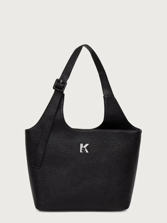 Zdjęcie produktu Karl Lagerfeld Jeans torebka shopper damska z imitacji skóry czarny