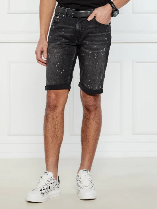 Zdjęcie produktu Karl Lagerfeld Jeansowe szorty | Regular Fit czarny