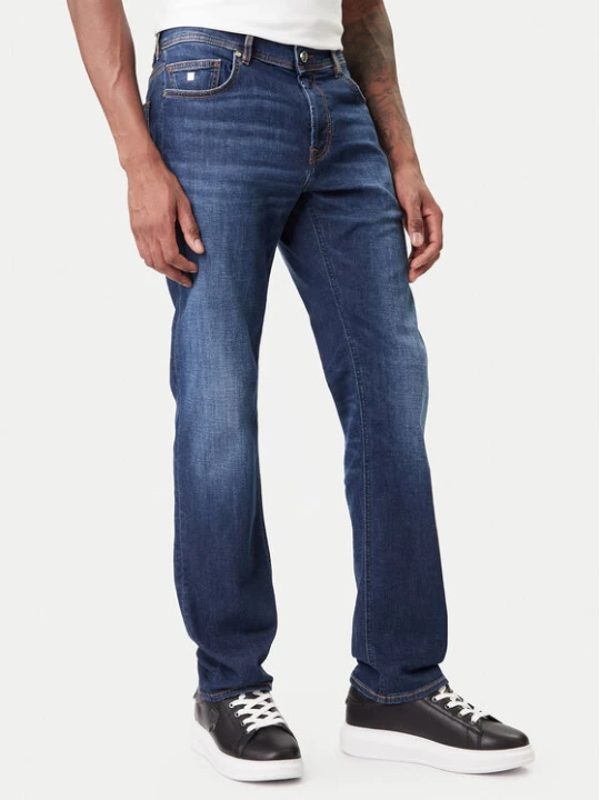 Zdjęcie produktu KARL LAGERFELD Jeansy 265501 500843 Granatowy Slim Fit