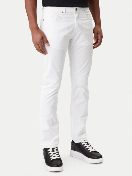 Zdjęcie produktu KARL LAGERFELD Jeansy 265501 561805 Biały Slim Fit