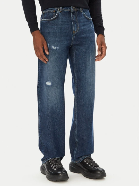 Zdjęcie produktu KARL LAGERFELD Jeansy 265509 564865 Granatowy Relaxed Fit