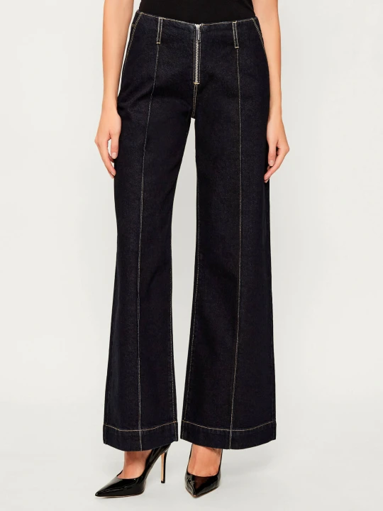 Zdjęcie produktu Karl Lagerfeld Jeansy ikon patch | Relaxed fit granatowy