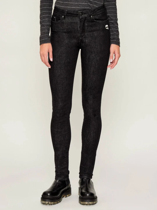 Zdjęcie produktu Karl Lagerfeld Jeansy IKONIK | Skinny fit czarny