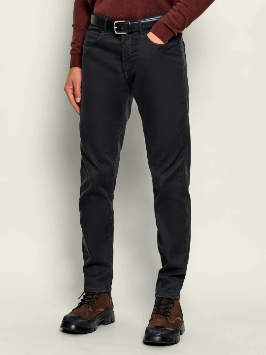 Zdjęcie produktu Karl Lagerfeld Jeansy Jim | Tapered fit | mid waist czarny