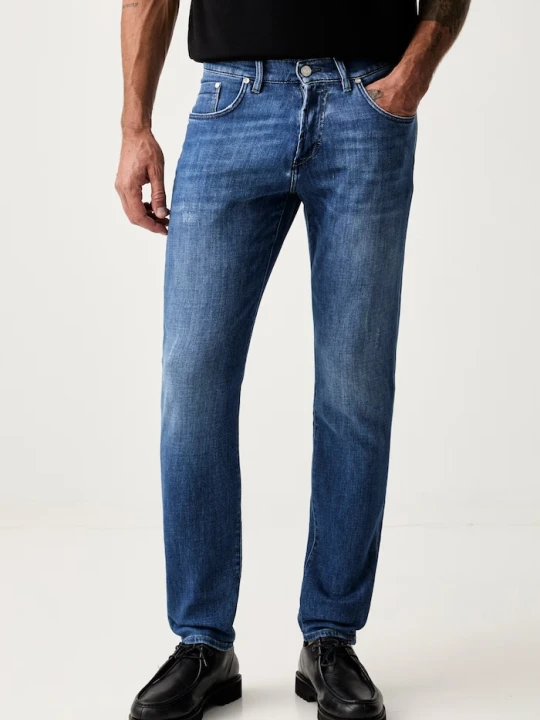 Zdjęcie produktu Karl Lagerfeld jeansy tapered męskie niebieski