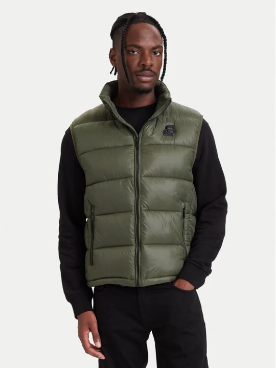 Zdjęcie produktu KARL LAGERFELD Kamizelka 505021 564590 Zielony ciemny Regular Fit
