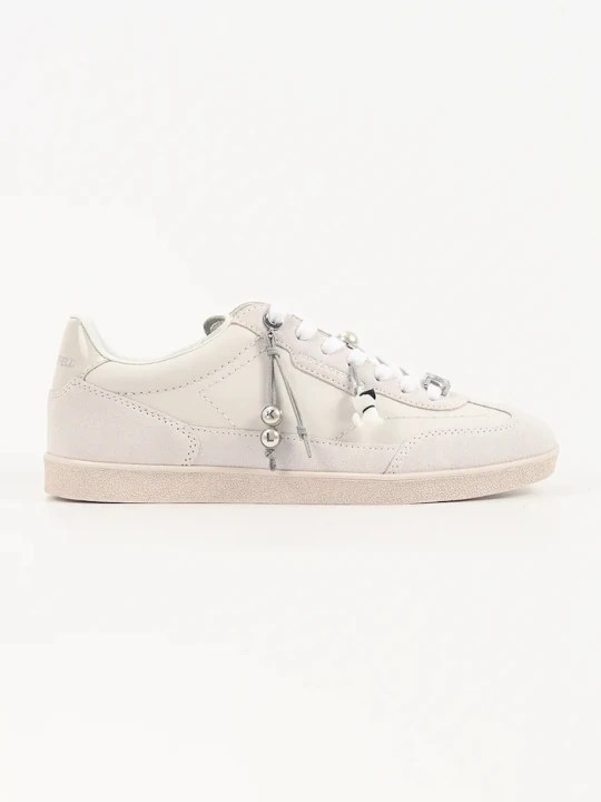 Zdjęcie produktu Karl Lagerfeld Kandidate sneakersy damskie skórzane beżowy