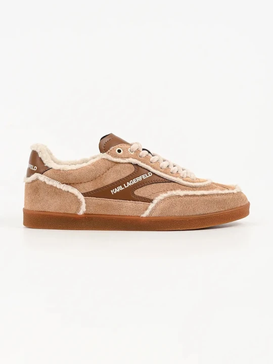Zdjęcie produktu Karl Lagerfeld Kandidate sneakersy damskie zamszowe brązowy