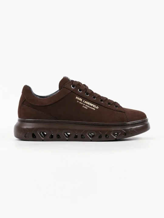 Zdjęcie produktu Karl Lagerfeld Kapri Kite Rsg sneakersy męskie nubukowe brązowy