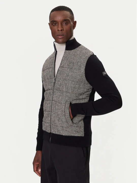 Zdjęcie produktu KARL LAGERFELD Kardigan 655027 554305 Czarny Regular Fit