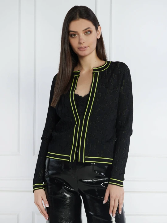 Zdjęcie produktu Karl Lagerfeld Kardigan BOUCLE | Regular Fit czarny