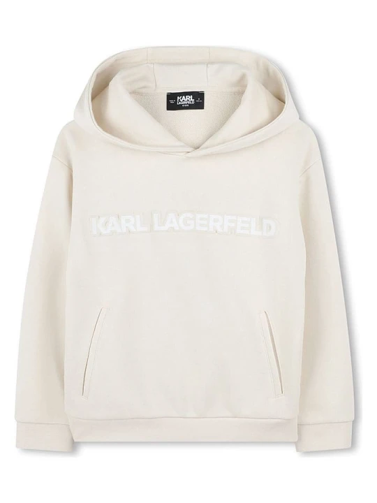 Zdjęcie produktu Karl Lagerfeld Kids Bluza w kolorze beżowym rozmiar: 176