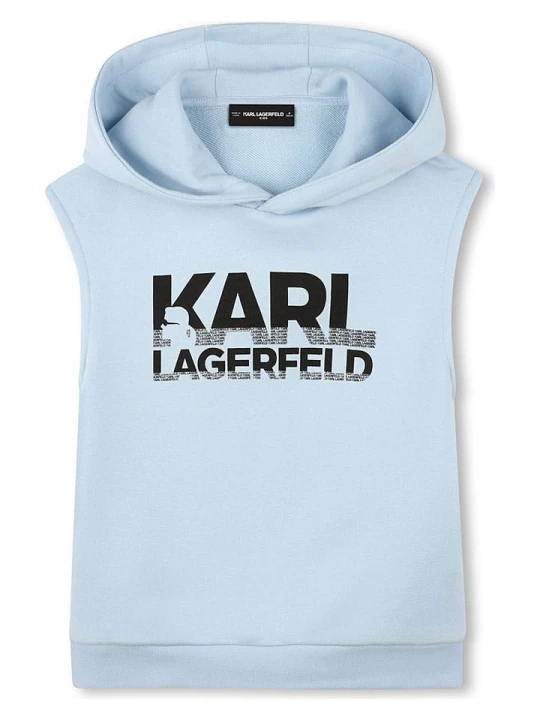 Zdjęcie produktu Karl Lagerfeld Kids Bluza w kolorze błękitnym rozmiar: 164