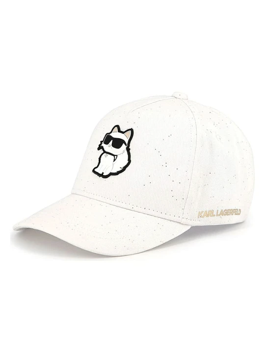 Zdjęcie produktu Karl Lagerfeld Kids Czapka w kolorze białym rozmiar: 50 cm